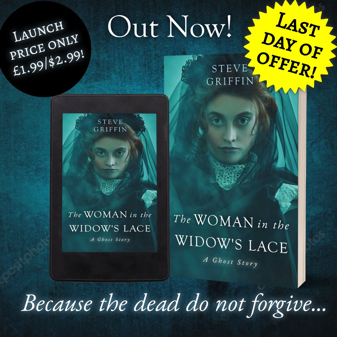 Last chance alert!

Today’s the final day to grab The Woman in the Widow’s Lace at its launch price of £1.99 / $2.99, rising to £2.99/$3.99 tomorrow (Sat).

If you love a chilling ghost story steeped in wintry London atmosphere &amp; spectral menace… this one’s for you. Link in bio.