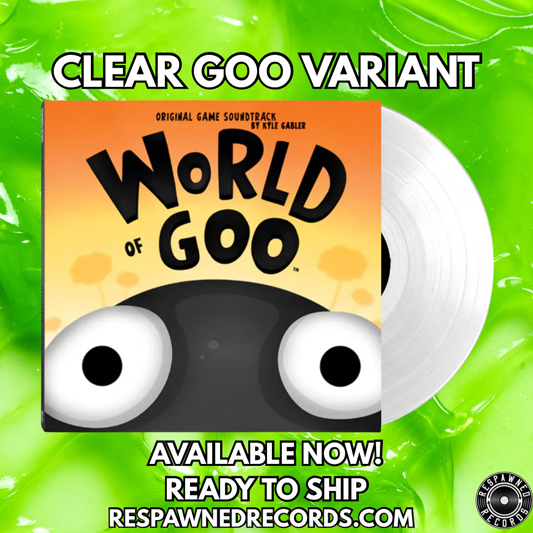 World of Goo is back! Get the Clear Goo variant now! In hand ready to ship!
Respawnedrecords.com
