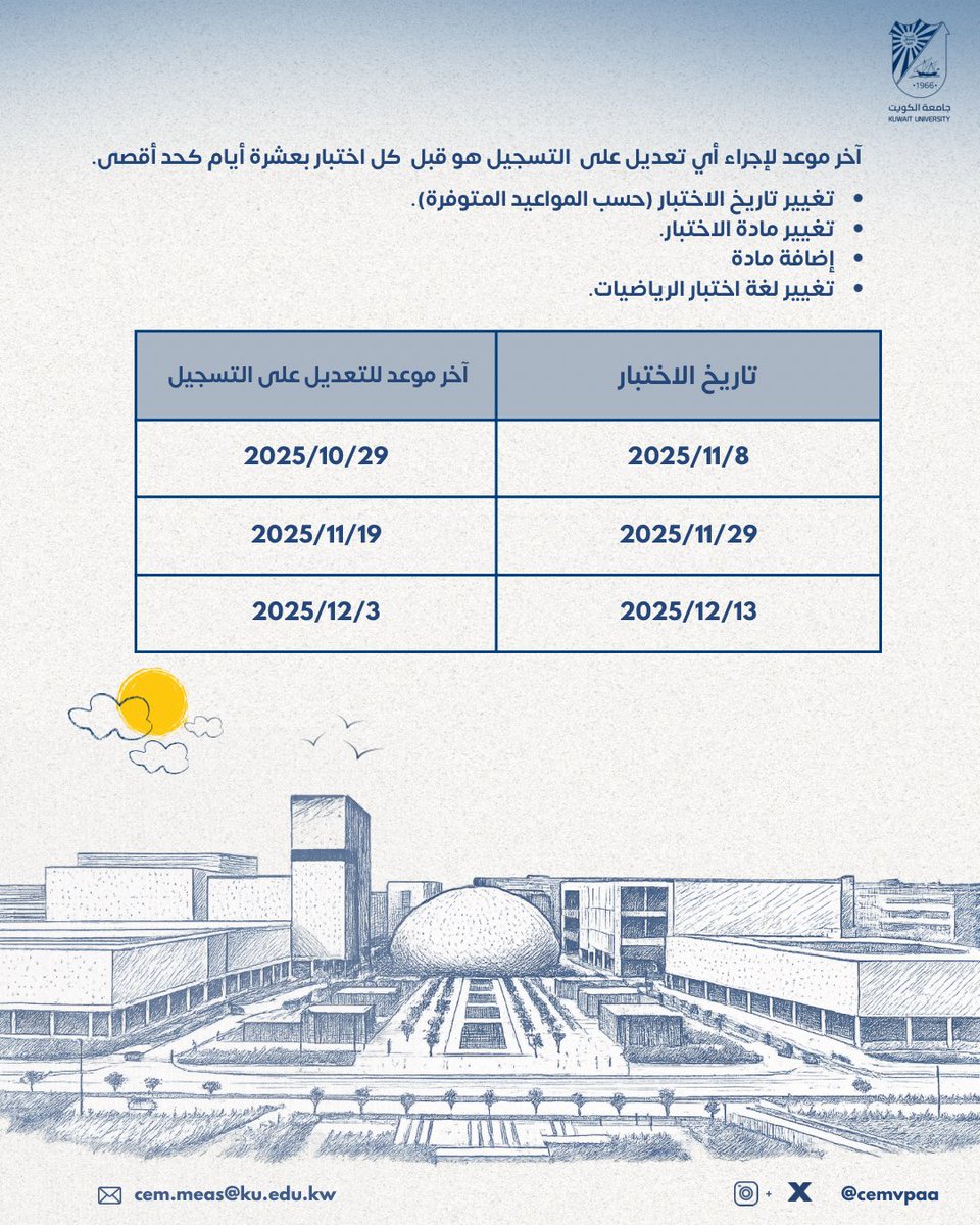 مكتب مساعد نائب مدير الجامعة للتقييم والقياس tweet media