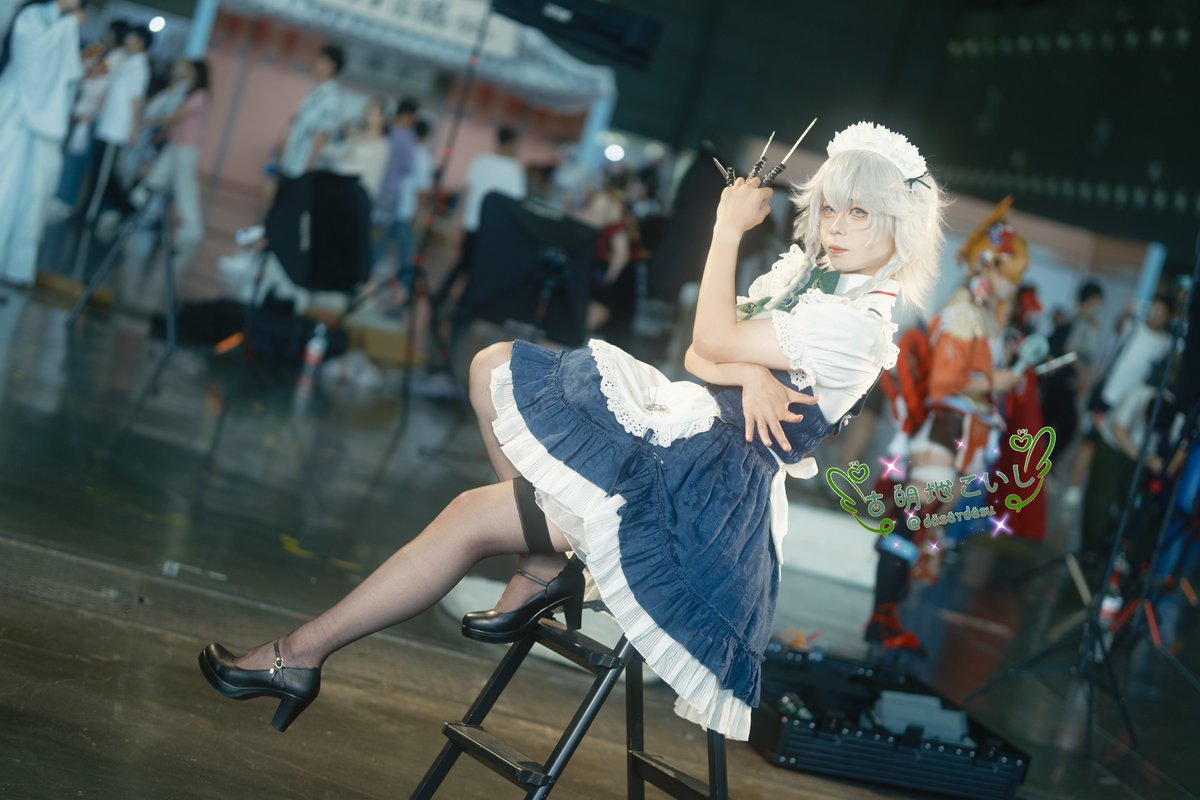 daserdesu's tweet image. 总之先来一张帅的！
#十六夜咲夜 #东方project