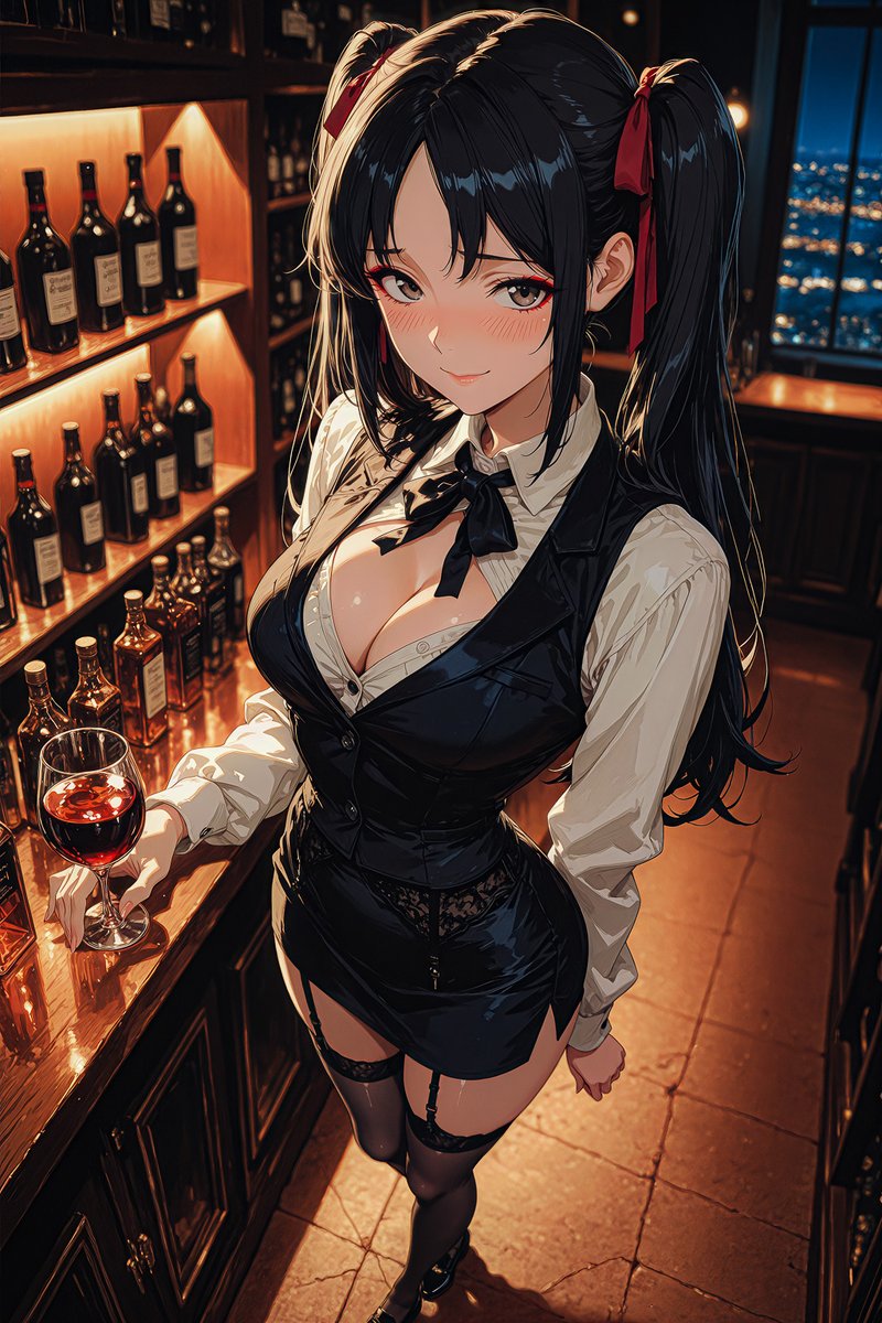 MovLog_AI's tweet image. お仕事が終わったなら早く来てよね❤
Work’s over?
 Then hurry over—
 I’m waiting for you 💕🍷