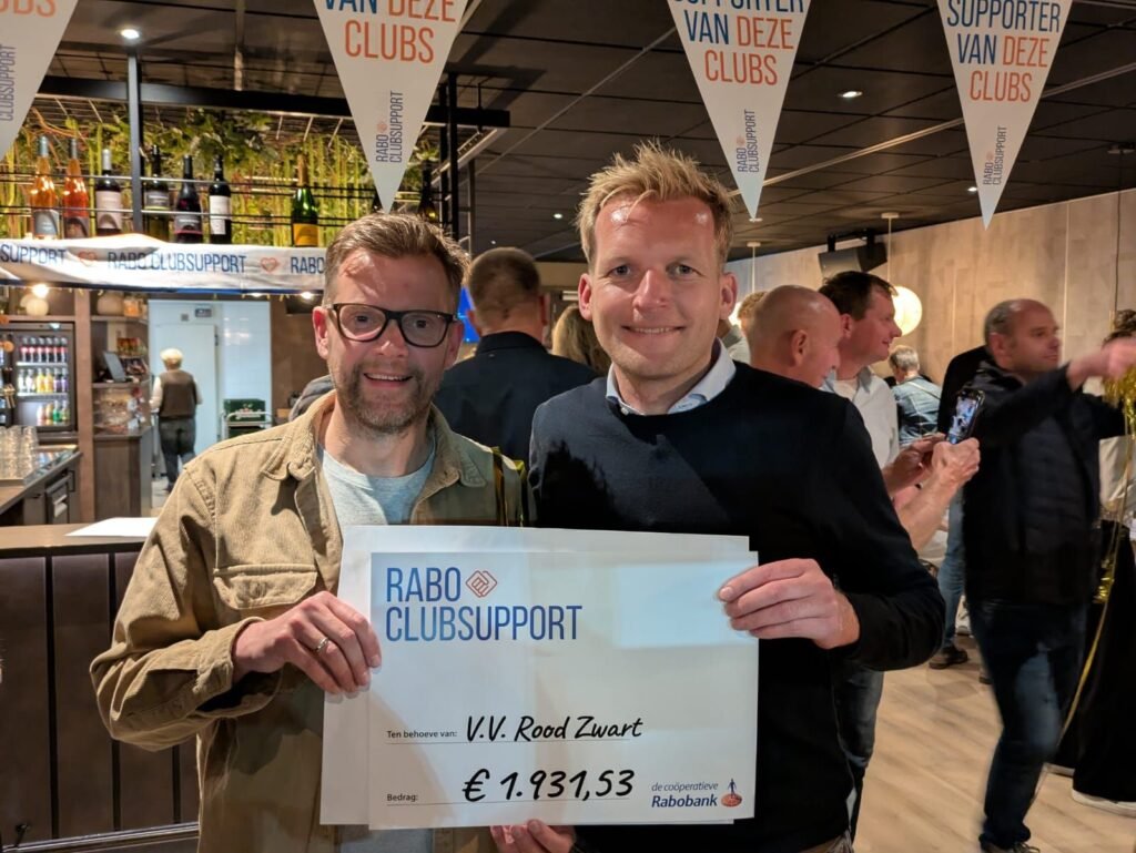 Maar liefst 1931,53 euro kunnen we bijschrijven op onze rekening door de actie Rabo Clubsupport! <a href="/Rabobank/">Rabobank</a> en stemmers allemaal bedankt.