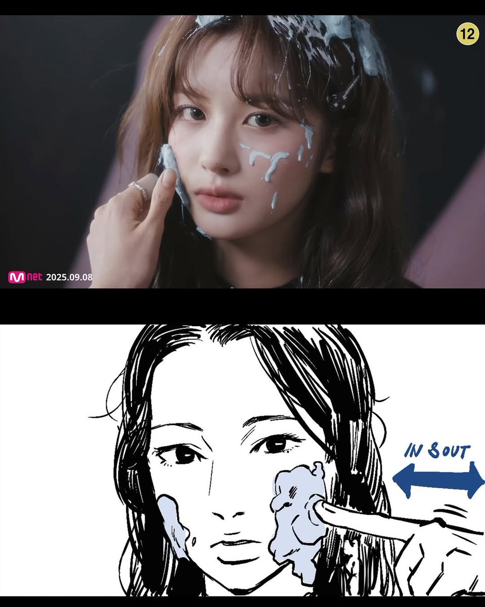 nmixxpics_'s tweet photo. storyboarder illustrator So Ryung Kim from balls &amp; flips studio worked on NMIXX's SPINNIN’ ON IT storyboard for the MV, the arts are amazing! https://t.co/EqbiO0FFUV