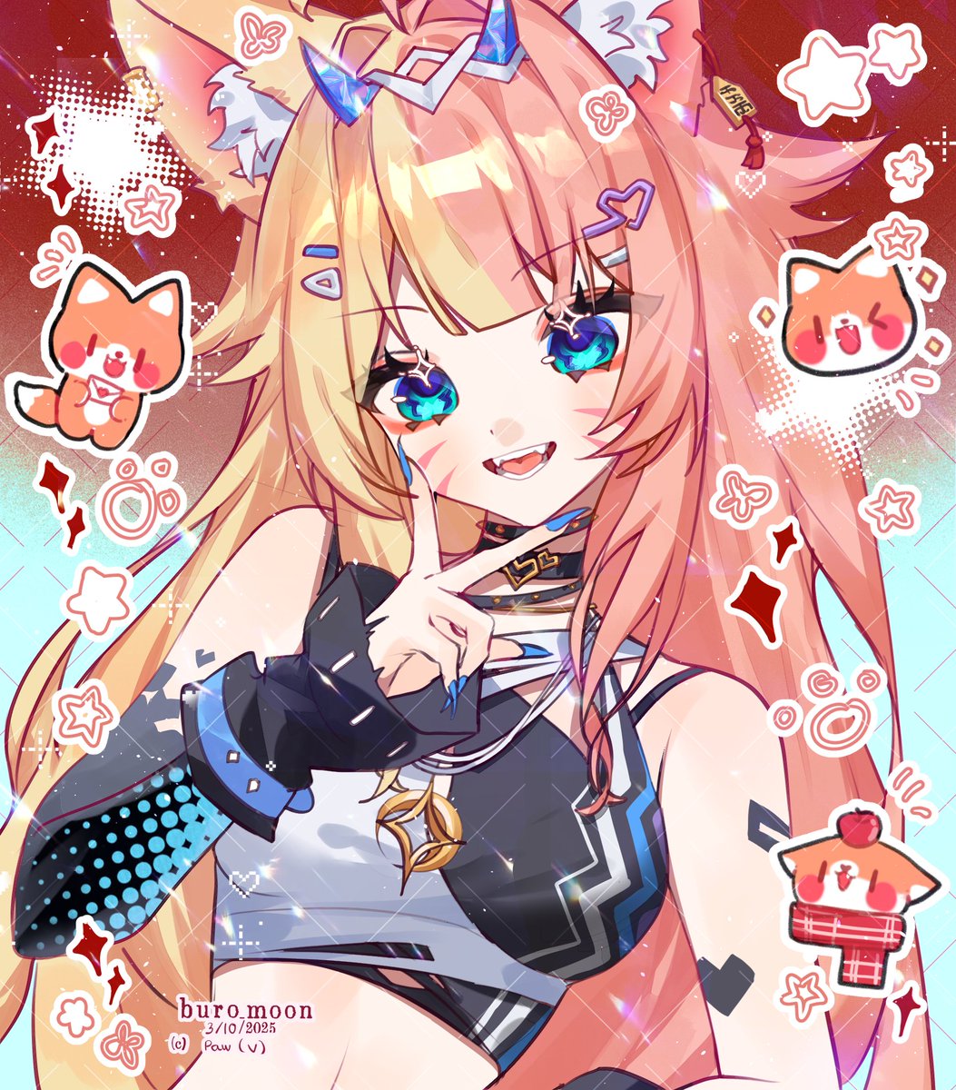 buro_moon's tweet photo. 🦊 
#Vtuber #VGenComm #Vgen https://t.co/JiCNuWAQq0