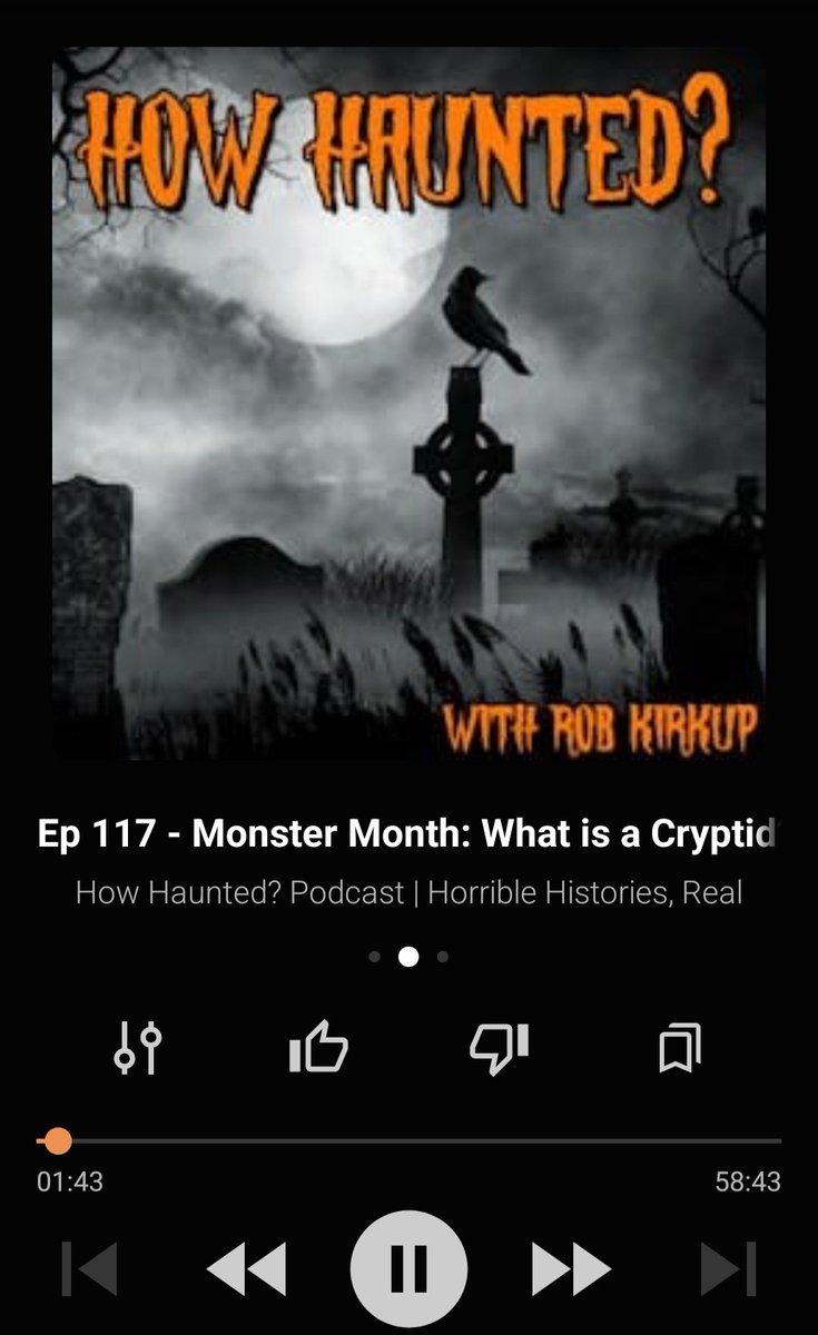 🐾 NEW EPISODE🐾

Another episode so soon? That's right. And not just any episode..... Monster Month is here. 

In the first of five weekly Friday shows, culminating on Halloween itself, we delve into the world of cryptids.

Spread the word, and I hope you enjoy it ❤️ 👻