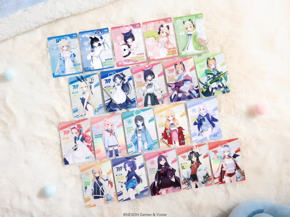 ブルーアーカイブ　中国ローソンコラボ　カード ゆうゆう猫@中国限定グッズ代行 on X: 