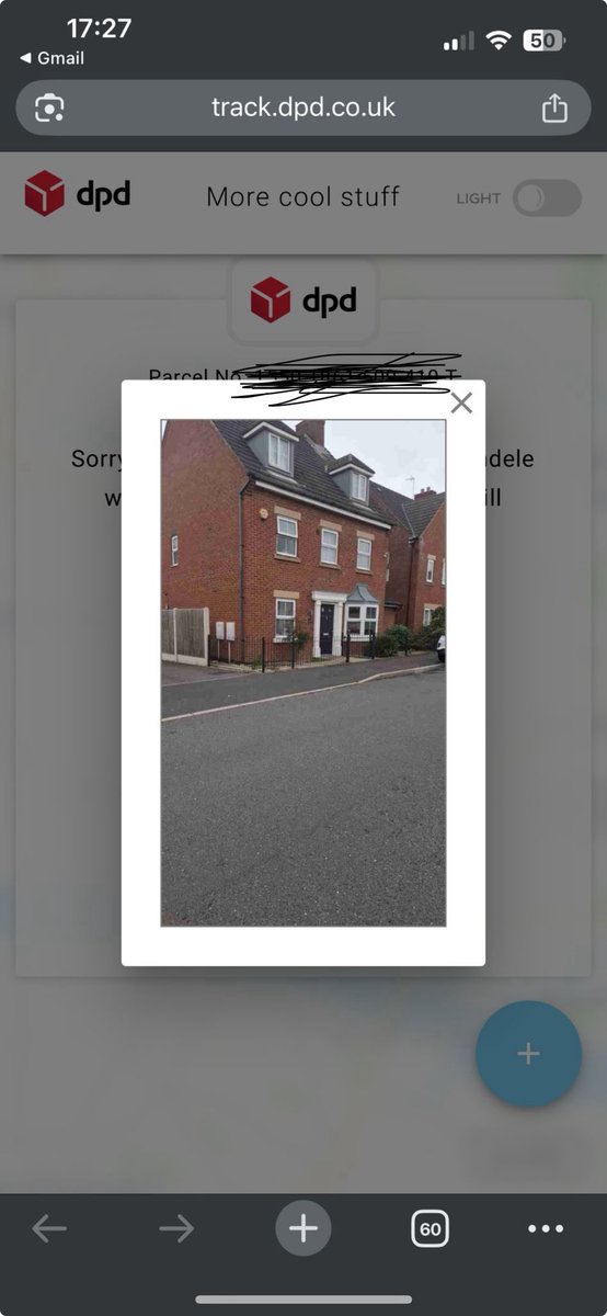 AdeolaJeks's tweet photo. What is this DPD delivery guy playing at? 
Still haven’t received my order.

I’ve called multiple times and left  messages. 3 days on, still no delivery. Still taking photos of random houses that are not even in the area. 
Just straight up skips my delivery. #dpduk https://t.co/tw6JGMeXhM