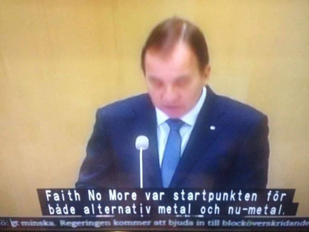 Tio år sedan idag. Fortfarande det bästa och viktigaste han sagt, Mr Nu Metal Landsfader Löfven.