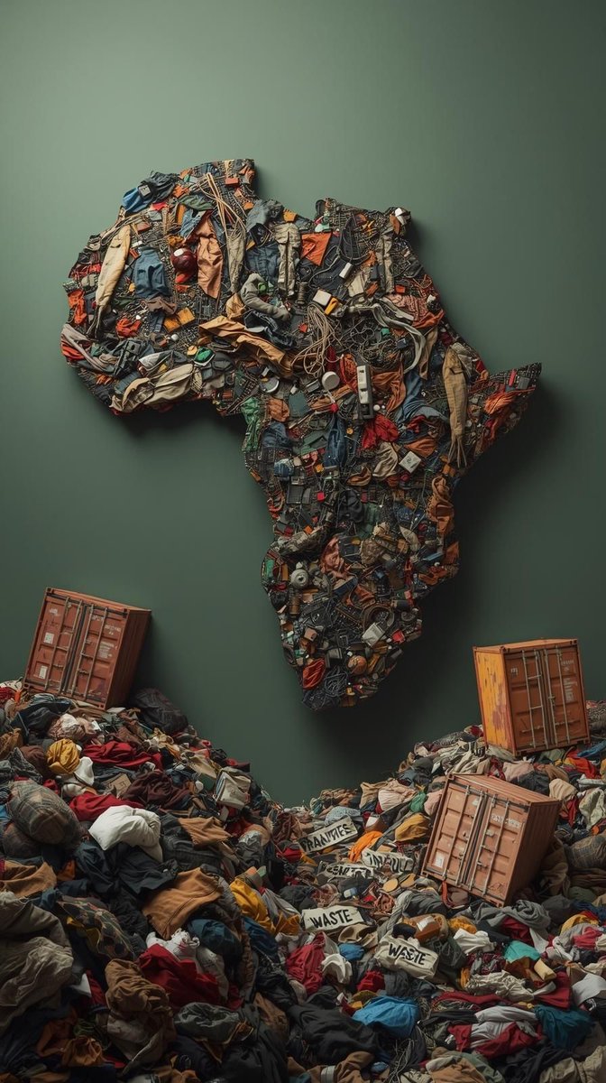 devyani43's tweet photo. This is not about perfection. It’s about consciousness. 🌱

👉 Let's choose  value longevity over trends.
👉 Brands: take responsibility for your impact.
👉 Global North: Africa is NOT your dumping ground 

 #EcoAwareness #GlobalDuty https://t.co/E56kX3PgLK