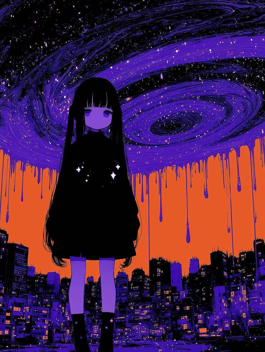 miyakoukisima's tweet photo. Night swallows the twilight. https://t.co/eYMYYG302i