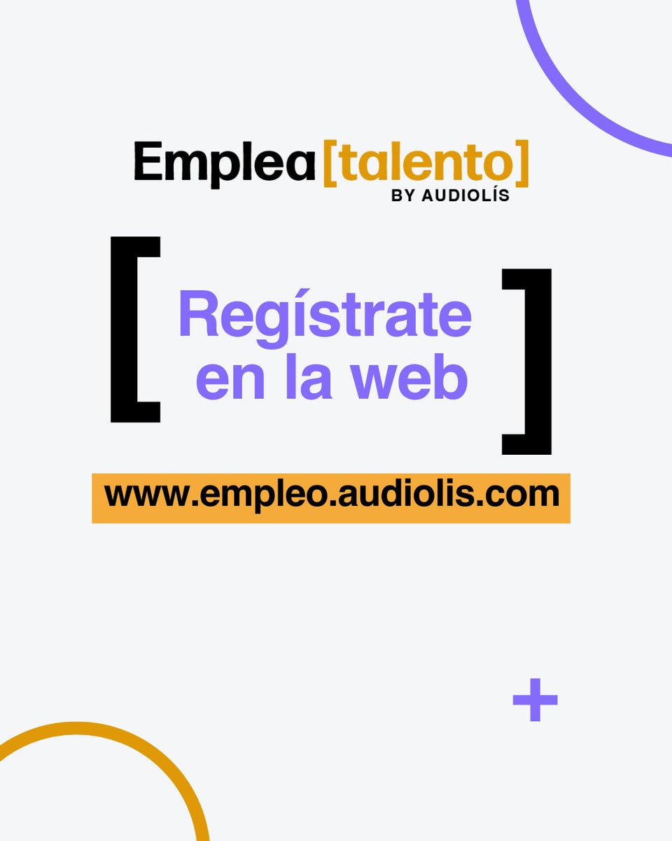 ¡Viernes de empleo!

💼 ¿Buscas trabajo? En nuestro portal encontrarás nuevas ofertas de empleo. Solo tienes que entrar y apuntarte a las ofertas en la web: empleo.audiolis.com
#empleatalento #empleo #oportunidadeslaborales #trabajo #buscamostalento #contrato #talento