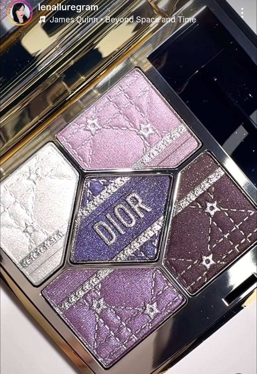 Diorのホリデーサンククルール912プラムパレードのスウォッチきてた