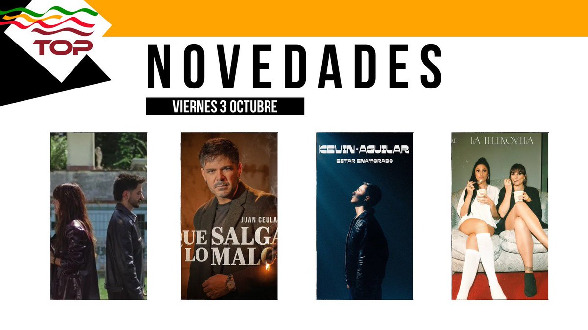 Amor, desamor, tragicomedia y teatralidad en las novedades musicales de este viernes.

♦️Maldita Mudanza - Vanesa Martín y Camilo
♦️La Telenovela - María Peláe y Rozalén
♦️Estar Enamorado - Kevin Aguilar
♦️Que Salga Lo Malo - Juan Ceular

#novedadesmusicales #nuevamúsica #radio