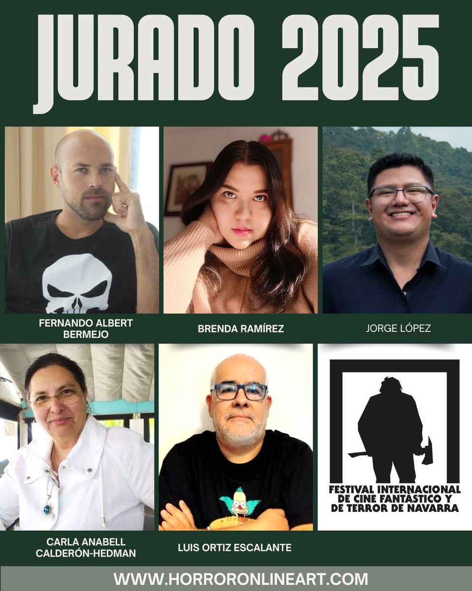 El XIV Festival Internacional de Cine Fantástico y de Terror de Navarra ya tiene Jurado para su edición 2025.
📽️Un equipo diverso de cineastas, críticos, productores y artistas que traerán su mirada única al género. #Pamplona
horroronlineart.com/2025/10/el-xiv…