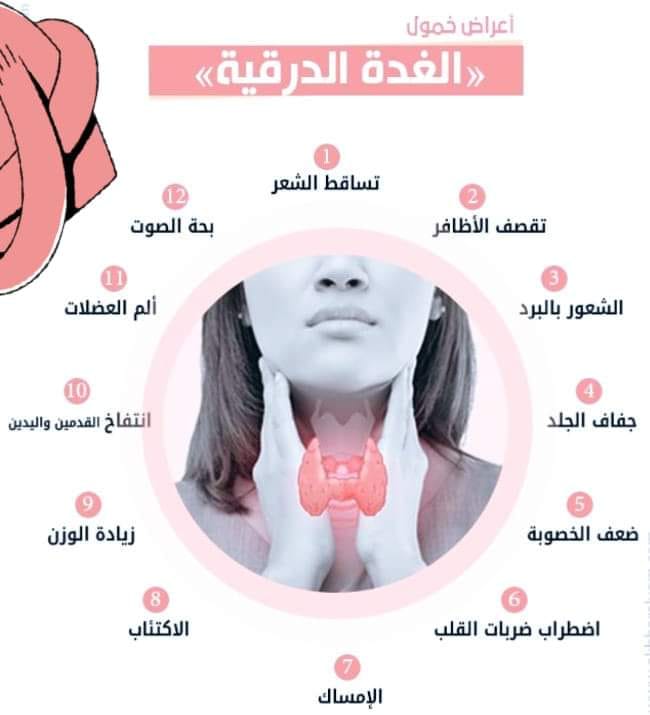 ✦ نسخة قصيرة (تصلح لتويتر/X):
خمول الغدة الدرقية قد يسبب: تعب مستمر، زيادة وزن، برودة الأطراف، جفاف الجلد، تساقط الشعر وضعف التركيز.
🩺 إذا ظهرت هذه الأعراض لا تهمل الفحص الطبي. #صحتك