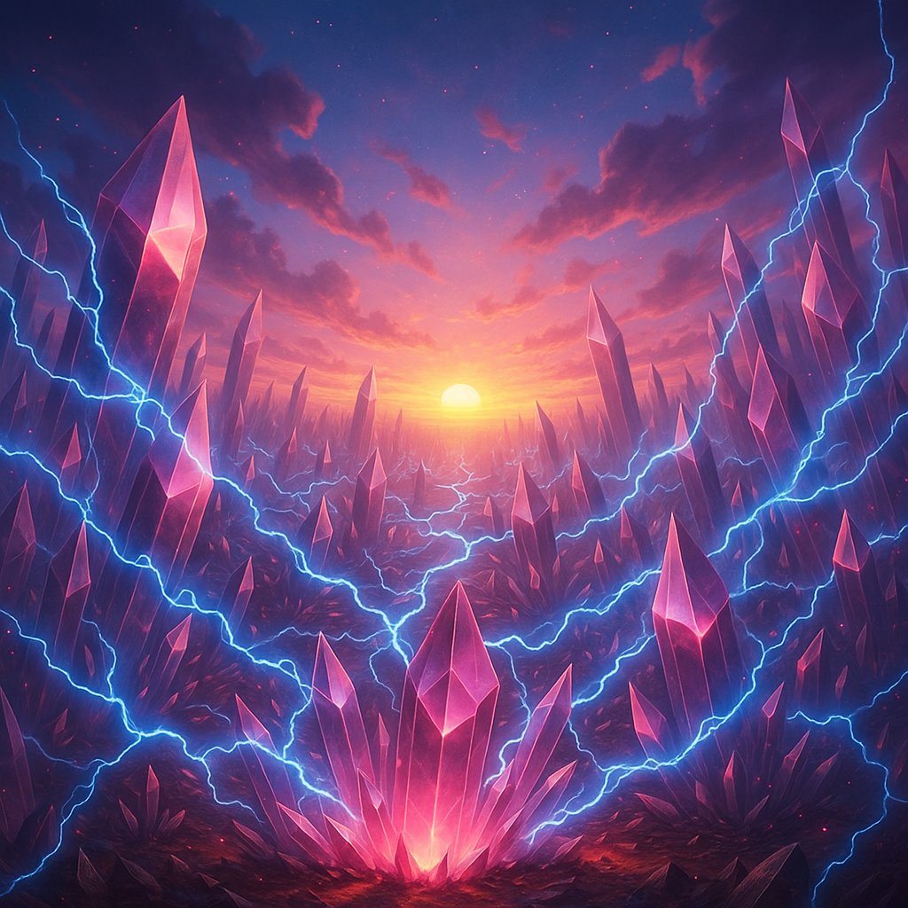 QuilShards's tweet photo. The shards of the Quilibrium network will change the Internet as we know it.

Each shard is more than just a fragment, it is a living channel of energy linked together in an infinite lattice of possibility. As they interconnect, they do not simply share information, they weave a new fabric of reality where decentralization is not a dream but the foundation.

This is the birth of an Internet that scales like nature itself, where each shard strengthens the whole. A system that is unbreakable, unstoppable, and alive with the pulse of pure computation.

Quilibrium is not just building infrastructure, it is awakening a network that will power the world, a web that belongs to no one and serves everyone.

$QUIL $WQUIL