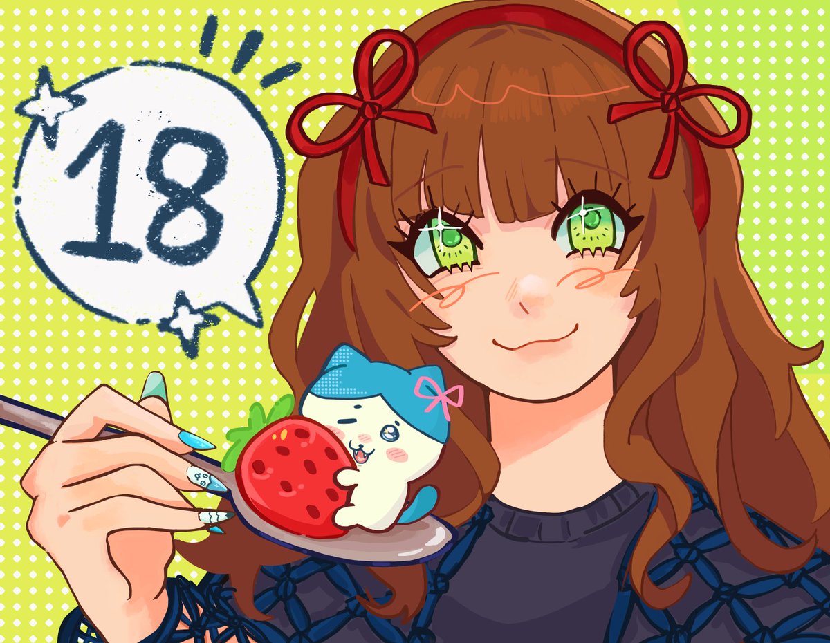 I got bangs for my birthday #art #hachiware