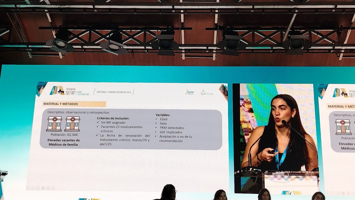 CO-10/Cerramos la mesa de Comunicaciones Orales II con Ana Blázquez. “La revisión farmacéutica en pacientes crónicos sin médico asignado detecta problemas clave de medicación pudiendo intervenir en mejorar su seguridad”
#28CongresoSEFAP