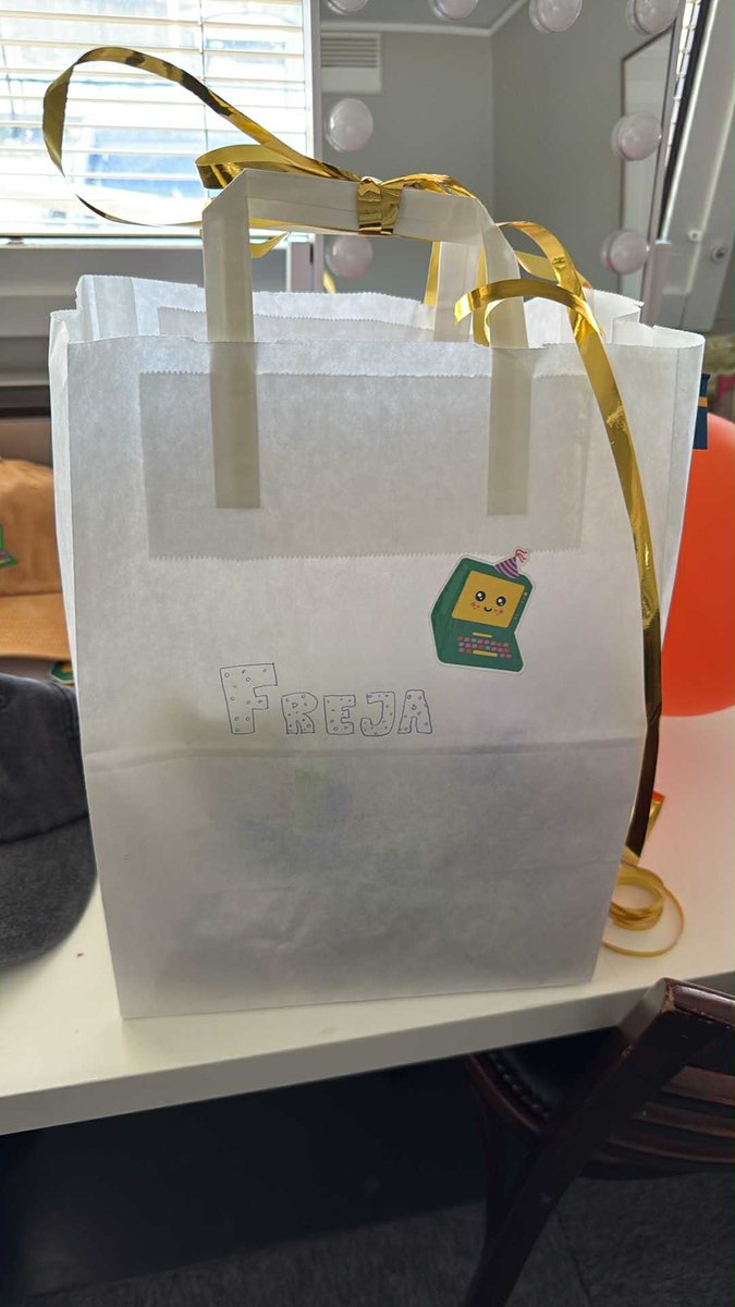 EmmaBostian's tweet image. The organizers of @nordicjs making a gift bag for my daughter who attended when I spoke in 2022 and is attending my talk today is genuinely the nicest thing that any conference has done for me 😭❤️🙏