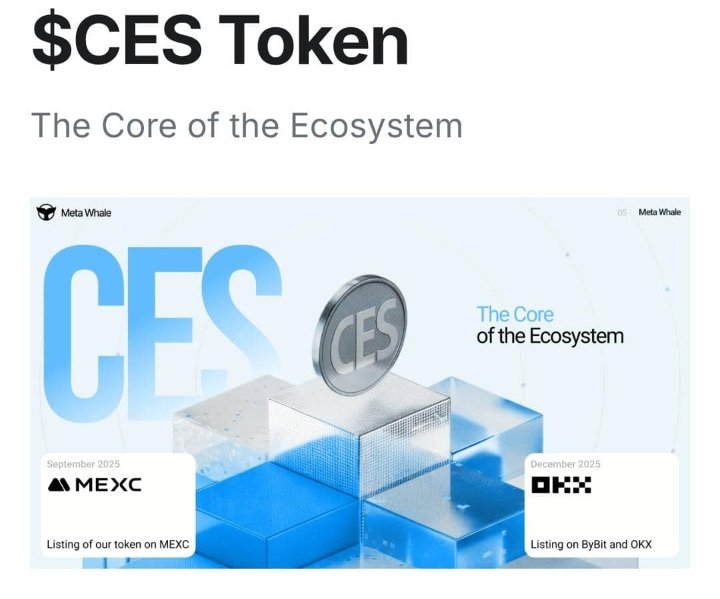 OKX and BYBIT is next on the list 
#CES metawhale the Rolls-Royce of Defi 
Whalebit CES coin is growth in the crypto market, so friends don't miss this opportunity join with Meta Whale global community ecosystem.
Whalebit CES coin is the next Bitcoin in crypto currency 💲#ces