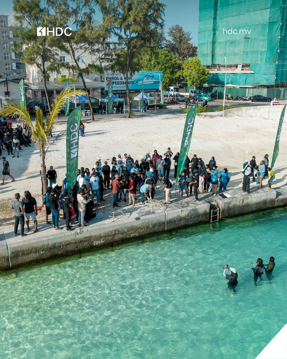 Our MD, Brigadier General (Retd) Ali Zuhair and Minister of Tourism and Environment Thoriq Ibrahim joined marine experts and trained volunteers for today's coral planting, officially kicking off Coastal Clean-up 2025. 

This initiative signifies our commitment to not just