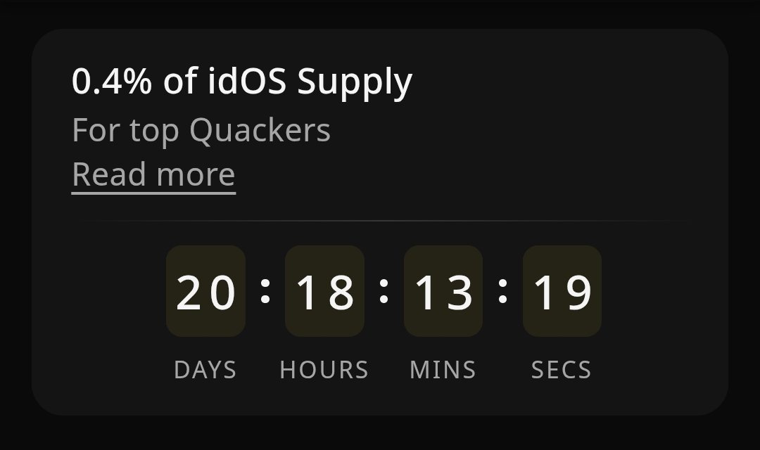 web3trader's tweet image. It is 20 days to @idOS_network TGE, it is the time to multiply your grind. Stay more positioned, cos I'm staying more positioned.
You are still joking if you are yet to get onboard on @idOS_network
gidOS