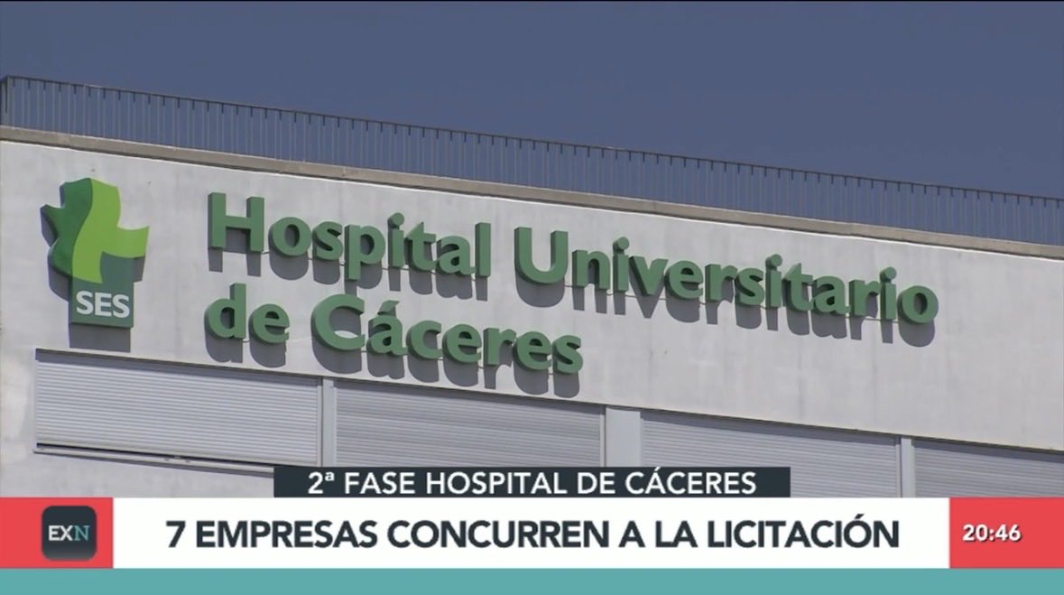 🔈Siete empresas están interesadas en construir la segunda fase del Hospital Universitario de Cáceres.

Más información: canalextremadura.es/noticias/cacer…