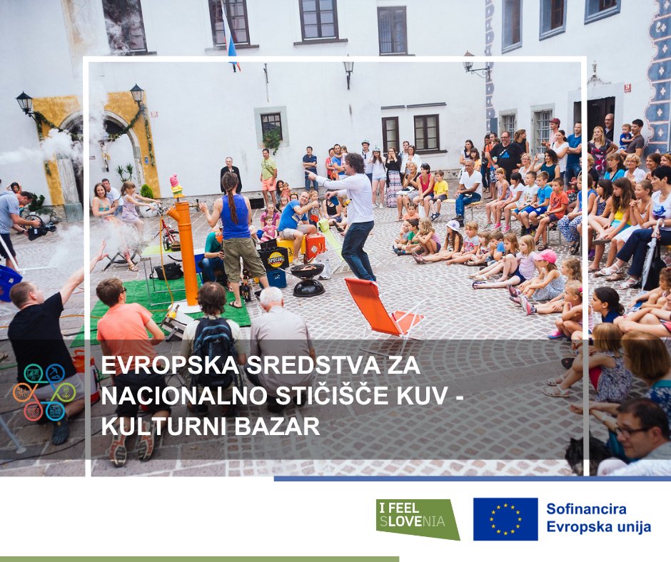 mkrrSI's tweet image. ✅ @mkrrSI je odobrilo #EUsredstva za projekt Nacionalno stičišče kulturno-umetnostne vzgoje – Kulturni bazar @cankarjevdom 

📊Za projekt v vrednosti 435.600 EUR bo ESS+ prispeval 278.130,60 EUR.

Več: gov.si/novice/2025-10…