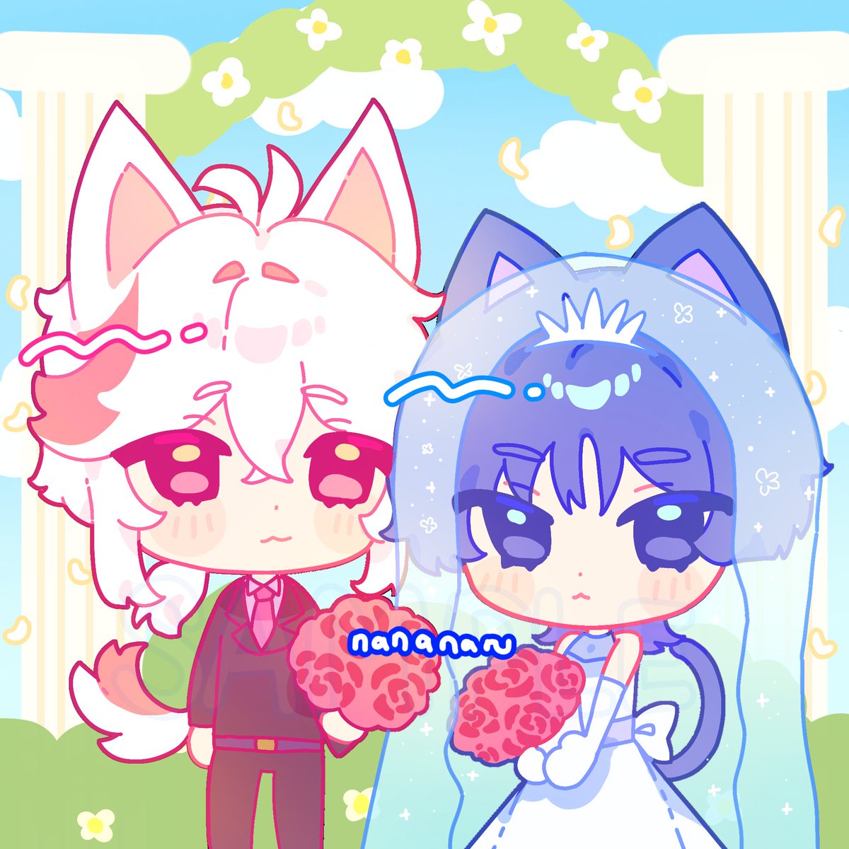 Happily ever after ❤️
#kazuscara 

Merch sneak peek for #comifuro21