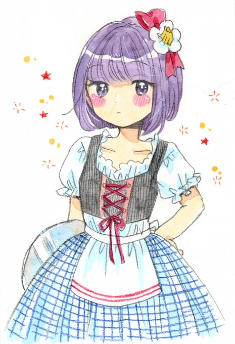 10月だ!!!!!!ビールガールあきゅすず!!!!!!!(※お酒は20歳になってから) #東方Project