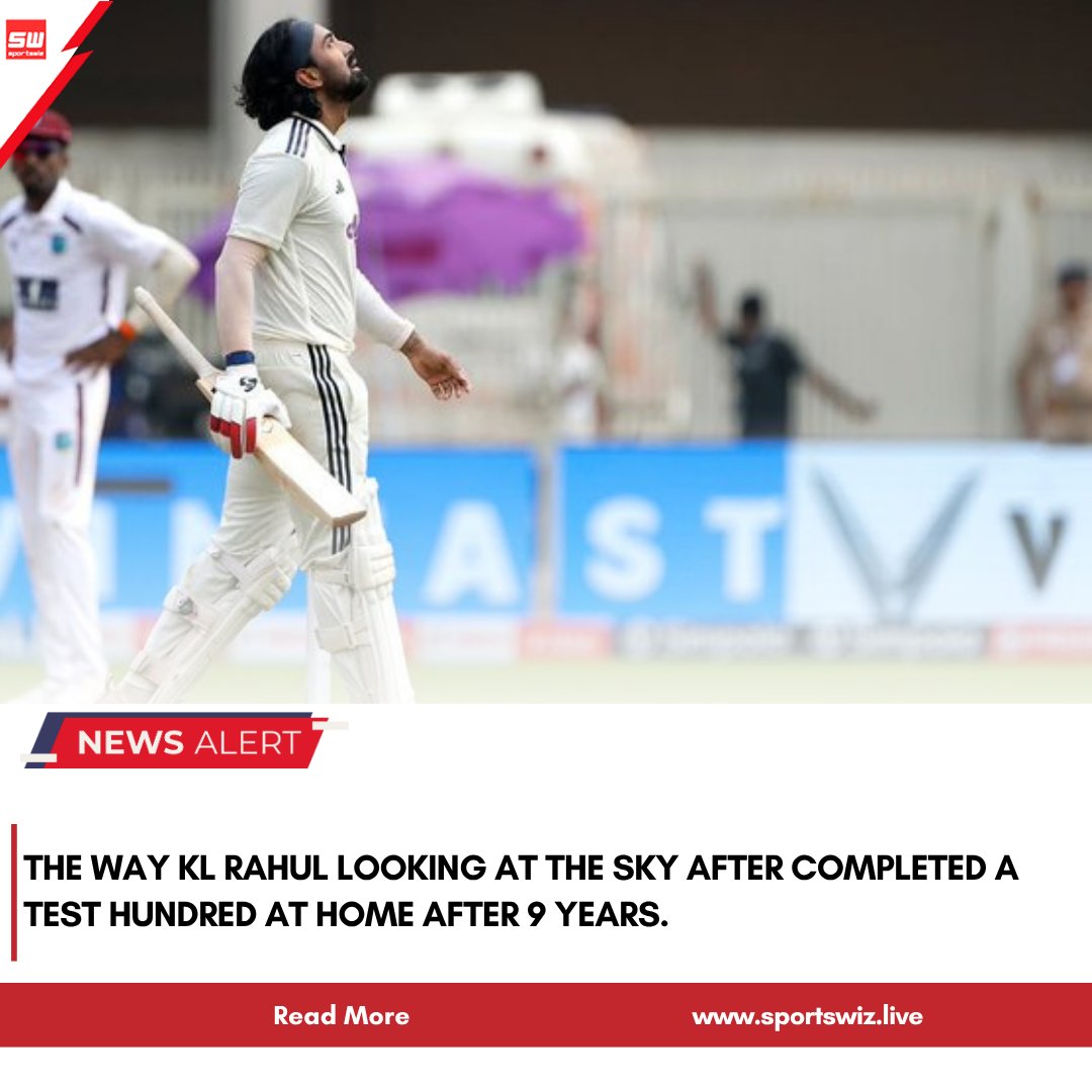 mysportswiz's tweet photo. The Way KL Rahul looking at the sky after completed a Test hundred at home after 9 years.
#Tests #TestCricket #Chennai #Jadeja #APSBomet #Ahmedabad #MirabaiChanu #Kenyan #CarlosSainz #Purdy #iQOO15 #MacJones #FTTB #RepBX #Niners #Rams #Stafford #Yankees #Devers #CamSchlittler https://t.co/EbsE18SoxZ