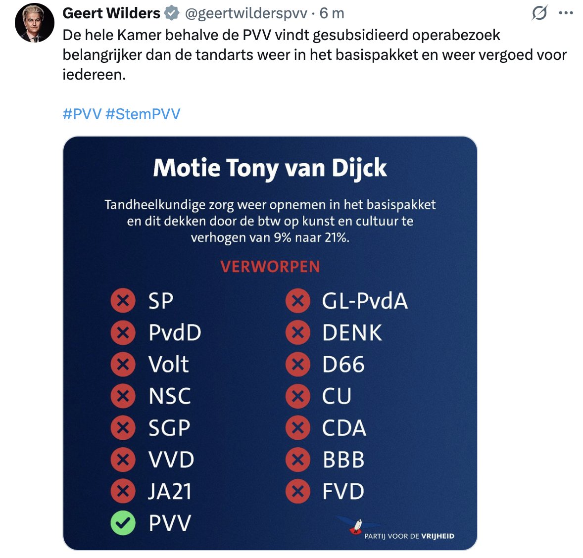 Dit soort symboolmoties voor de bühne dragen enkel en alleen bij aan de daling van het vertrouwen in de politiek.