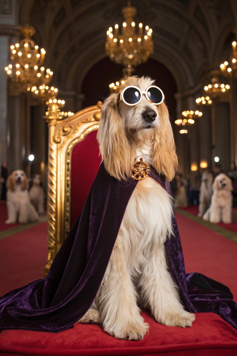 😂 Afghan Hound Poodle mixes are said to be “regal.” Yet somehow, they trip over their own ears during zoomies and pretend it was intentional. Royalty at its finest. #AfghanPoodle #DogComedy #DogHumorDaily #FluffyChaos