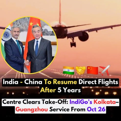 Aviation India (@aviationindia2) on Twitter photo #6E <a href="/IndiGo6E/">IndiGo</a> is resuming direct flights to #MainlandChina connecting
#Kolkata <=> #GUANGZHOU
Daily from 26 Oct
✈️
China service to resume after 5 yrs & after #COVID19
✈️
It will ease business & leisure tours between 2 superpowers
<a href="/DrSJaishankar/">Dr. S. Jaishankar</a> <a href="/MoCA_GoI/">MoCA_GoI</a>
<a href="/sandeeprrao1991/">FatBoySlim🇺🇸🇮🇳</a> <a href="/IATA/">IATA</a> #6E <a href="/IndiGo6E/">IndiGo</a> is resuming direct flights to #MainlandChina connecting
#Kolkata <=> #GUANGZHOU
Daily from 26 Oct
✈️
China service to resume after 5 yrs & after #COVID19
✈️
It will ease business & leisure tours between 2 superpowers
<a href="/DrSJaishankar/">Dr. S. Jaishankar</a> <a href="/MoCA_GoI/">MoCA_GoI</a>
<a href="/sandeeprrao1991/">FatBoySlim🇺🇸🇮🇳</a> <a href="/IATA/">IATA</a>