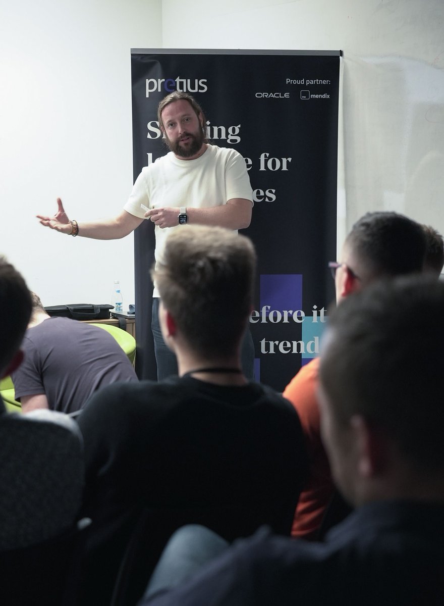 PretiusSoftware's tweet image. What a night at the Low Code Triathlon by Pretius! Full house, great talks & even greater discussions. Big thanks to our speakers Bartosz Zacharuk, Dominik Grabiński, Adrian Antosiewicz, Jakub Zdanowicz & Maurits Elzinga 👏 Stay tuned for the video recap!
@mendix #lowcode