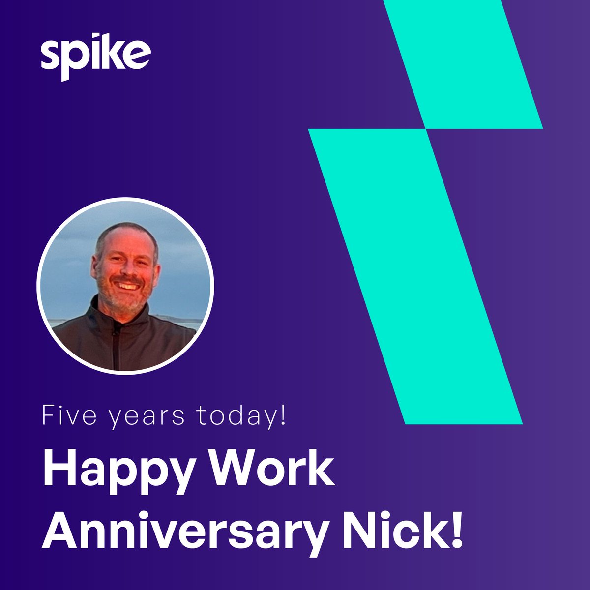 Nick <a href="/SpikeGlobal/">Spike</a>'s Finance Manager, has been with us for five years! 🎉

Nick, we're proud to have you as part of the team! 🤝

#Spike #Team #WorkAnniversary #ThankYou