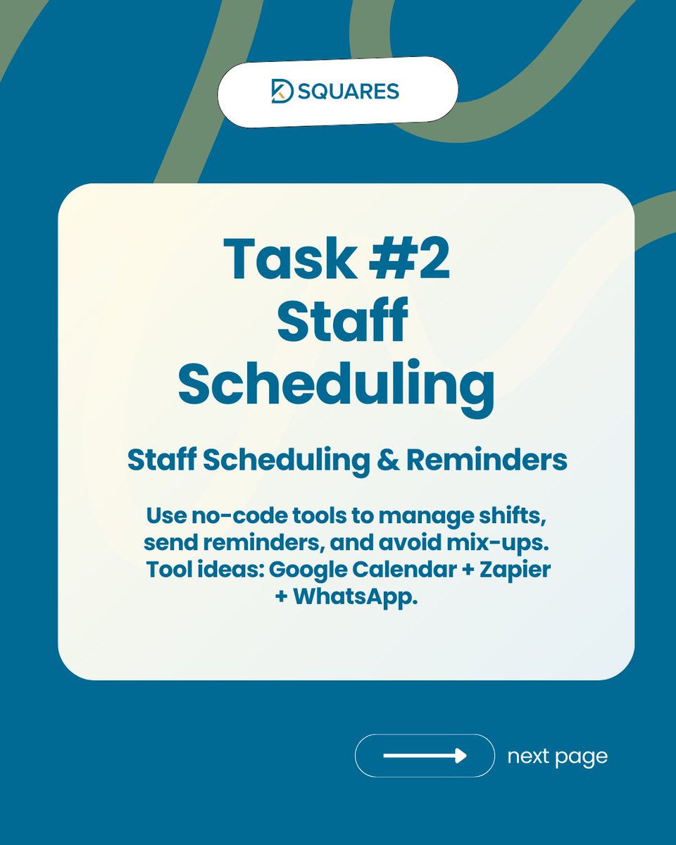 KDsquares's tweet image. Tech Tip 💡: Don’t rely on memory. Use automations for tasks like reminders, follow-ups, and reporting.

#TechTips #DigitalHacks #SystemSmarts #kdsquares