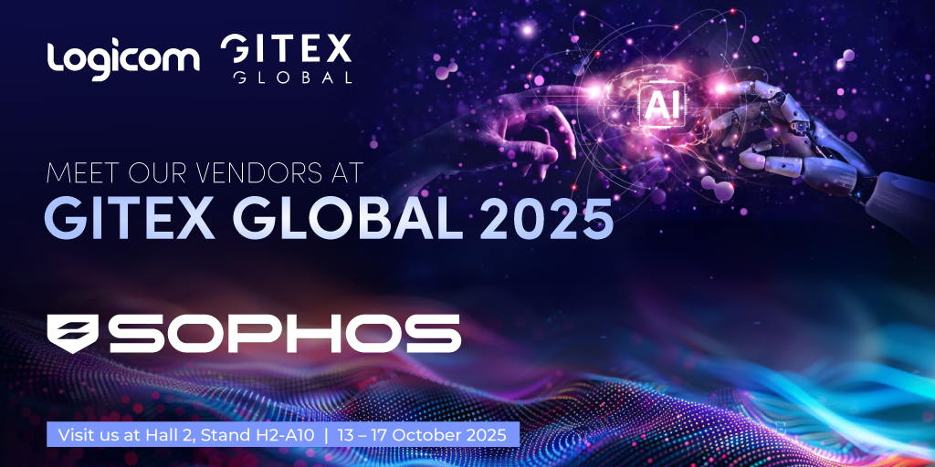 LogicomDisti's tweet image. Cyber threats evolve—so does Sophos. Meet Logicom and Sophos at #GITEX2025 for next-gen protection and MDR.

📍 Hall 2, Stand H2-A10 | 📅 Oct 13–17
👉 Book your meeting: distribution.logicom.net/gitex-global-2…

#LogicomDisti #Sophos #Cybersecurity