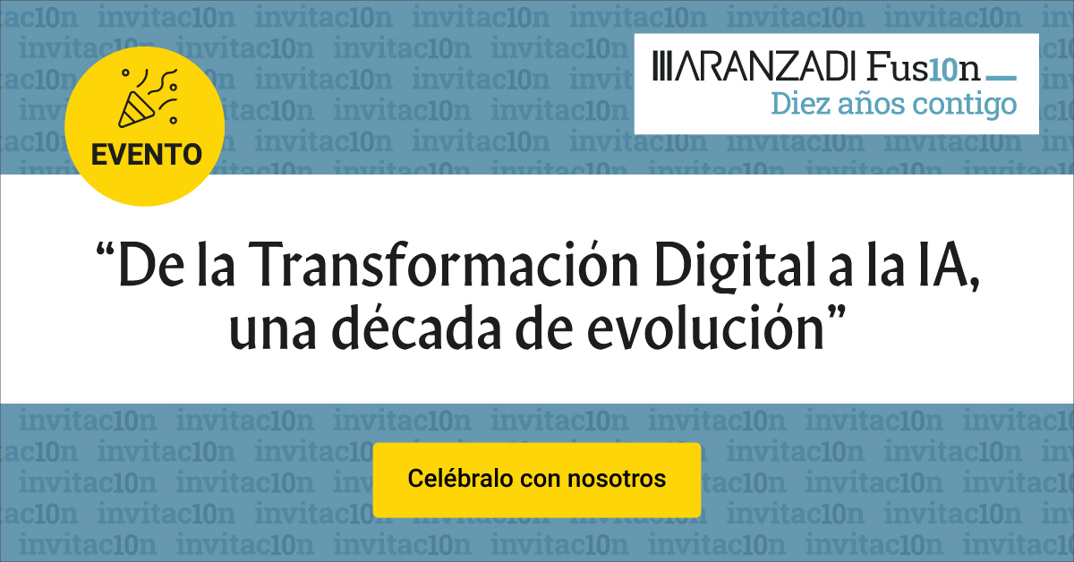 ARANZADI LA LEY (@aranzadilaley) on Twitter photo 🎉 Este año tenemos una celebración muy especial: #AranzadiFusión cumple 10 años. ¿Nos acompañas a celebrarlo? 
Reserva tu plaza ahora 👉ow.ly/go4o50X5q0k
#10Aniversario #TransformaciónDigital #IA #PremiosFus10n #InnovaciónLegal #DerechoDigital #TransformaciónLegal 🎉 Este año tenemos una celebración muy especial: #AranzadiFusión cumple 10 años. ¿Nos acompañas a celebrarlo? 
Reserva tu plaza ahora 👉ow.ly/go4o50X5q0k
#10Aniversario #TransformaciónDigital #IA #PremiosFus10n #InnovaciónLegal #DerechoDigital #TransformaciónLegal