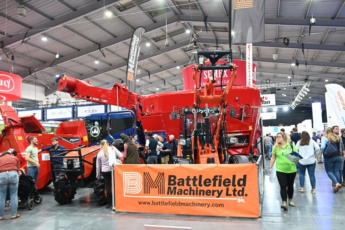 A huge thank you to Battlefield Machinery, our 2025 Machinery Sponsor of #UKDairyDay! Their supply of machinery helps make the event happen especially moving the big kit into place on stands! #DairyFarming #TeamDairy <a href="/battlefieldmac/">BattlefieldMachinery</a> battlefieldmachinery.com
