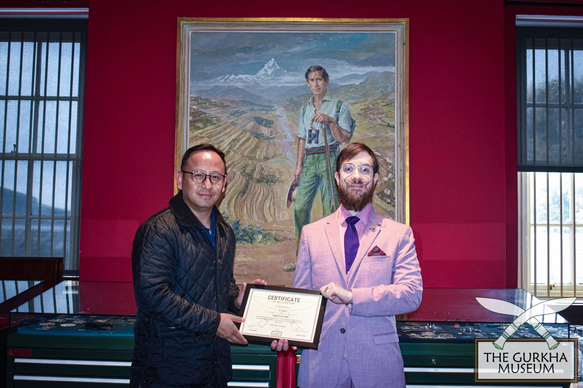 GurkhaMuseum's tweet image. 🌟#FundraisingFriday -  Thank you to Staff Sergeant Gautam Subba from #GSPS for raising £500 with his fundraising efforts in support of #Gurkha #heritage &amp;amp; Project Kaida. His contribution helps us celebrate, honour &amp;amp; promote the #history &amp;amp; #culture of the Gurkha soldier. धन्यवाद