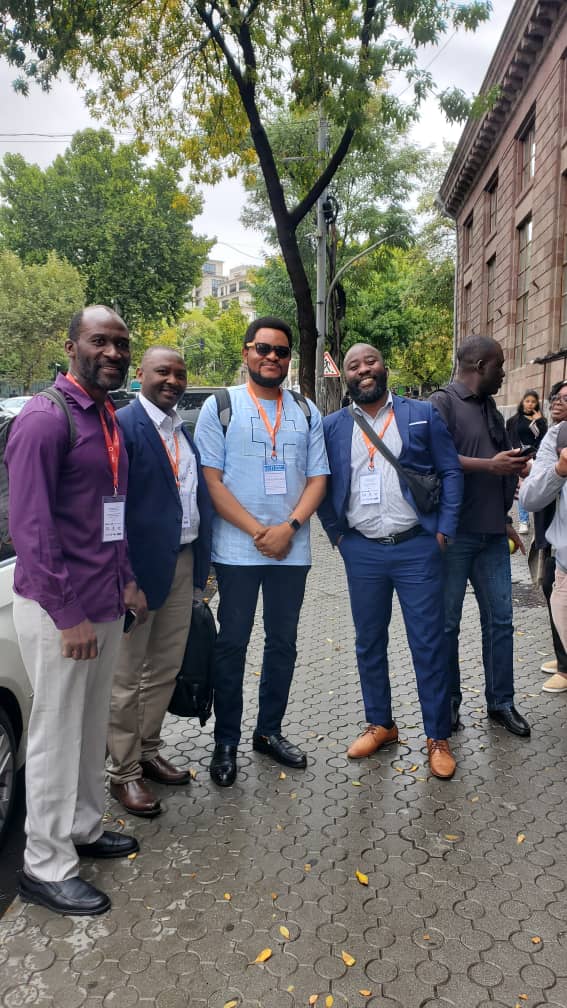Dr. Paul Muneja <a href="/pmuneja/">Paul Muneja</a> is attending the <a href="/EIFLnet/">EIFL</a> general assembly in Armenia as the #Tanzania country coordinator.

He was in a panel discussion on No-fee/Diamond #OpenAccess journals in TZ 🇹🇿 &amp; gave the Tanzania experience on our digital #OpenScience community <a href="/openresearchtz/">Open Research Tanzania</a>