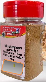 richiamo_ch's tweet image. #RecallSwiss - Richiamo: TATKO AG richiama il prodotto «Noce moscata macinata Tatko, 75 g» a causa della presenza non dichiarata dell'allergene glutine: recallswiss.admin.ch/customer-acces…
@BLV_OSAV_USAV