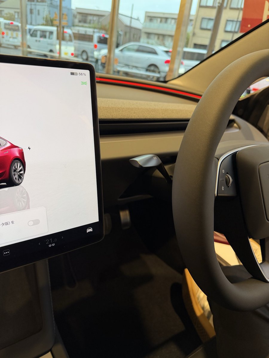 amemiyaminwu080's tweet image. #Tesla #Model3 リフレッシュの車両が展示してる！！