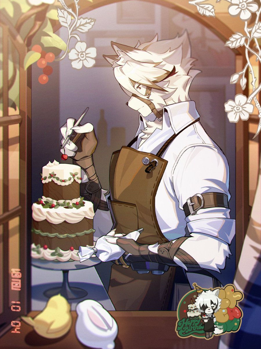 生日快樂萊卡恩｜在黎明破曉前

「用刀刃貼著奶油表面抹開，不斷調整角度，帶走多餘的奶油。」
「輔以精準的力道、適合的溫度、恰當的時機……」
「無論是對待客人還是甜品，只要一切恰如其分，那麼風味之中自會裹上名為優雅的糖霜。」
「完成，這是為今天的祝福獻上的回禮。」

#絕區零 #萊卡恩