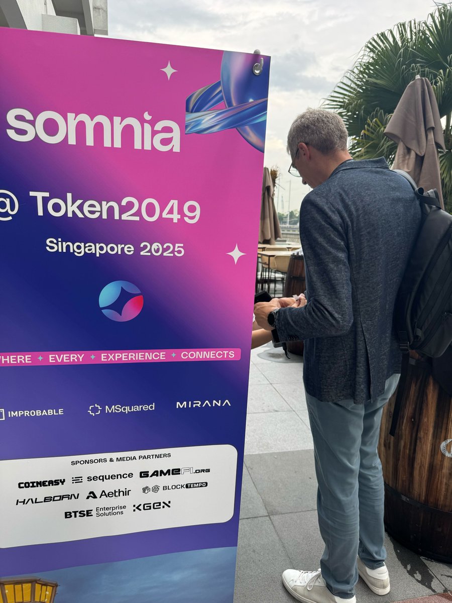 Somnia_Network's tweet image. It was an incredible day with Somnia at @token2049 Singapore.

The atmosphere and conversations were truly world-class.

Thank you to everyone who came and to our partners @GameFi_Official, @Coiniseasy, @AethirCloud, @BTSE_Official, @KGeN_IO and @0xsequence for making this…