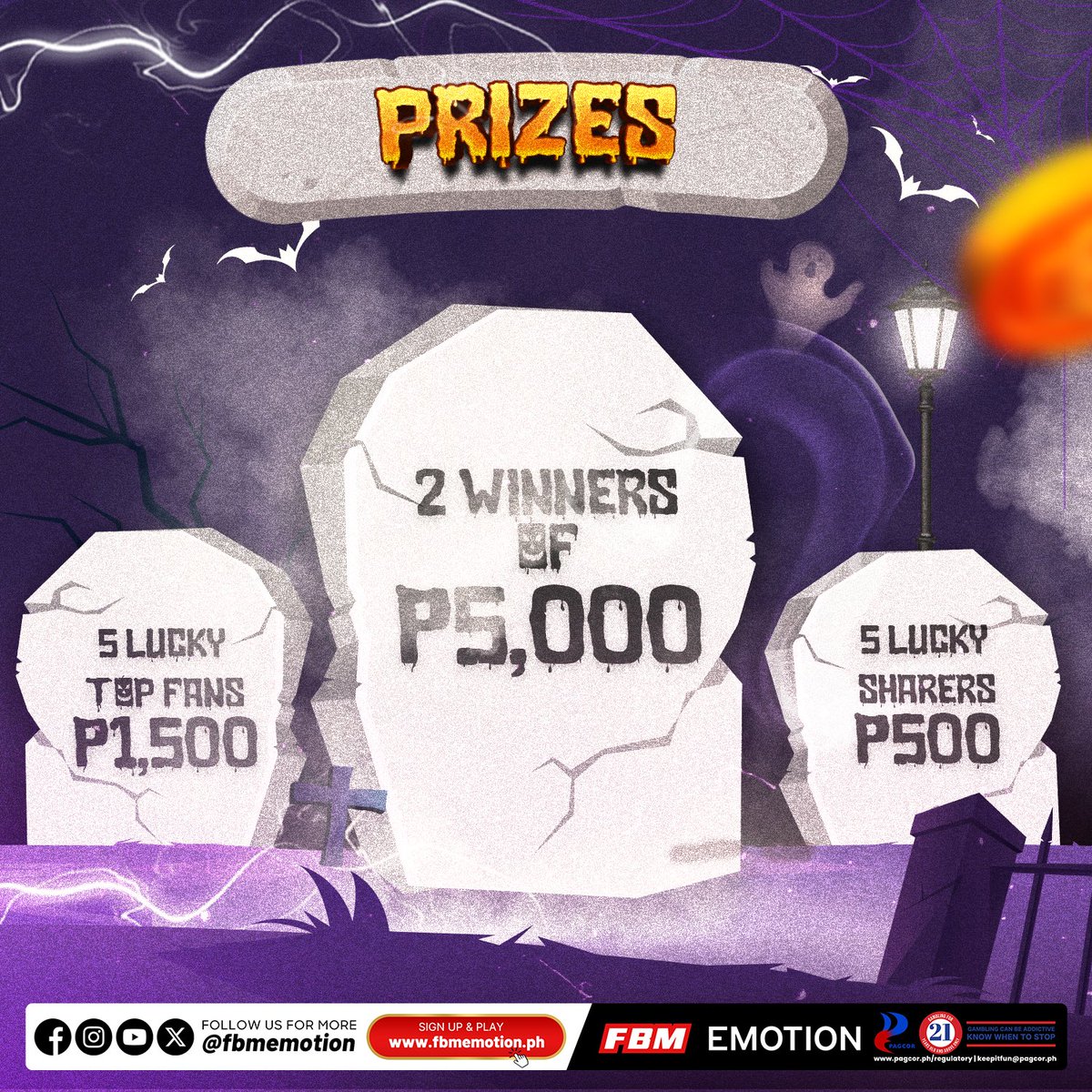 𝗗𝗔𝗥𝗘 𝗧𝗢 𝗘𝗡𝗧𝗘𝗥 𝗧𝗛𝗘 𝗚𝗜𝗩𝗘𝗔𝗪𝗔𝗬? 🏚️⚰️🕯️

Narito na ang Week 1 ng 𝗛𝗔𝗟𝗟𝗢-𝗪𝗜𝗡 𝗡𝗔 𝗪𝗜𝗡 𝗦𝗔 𝗙𝗕𝗠 𝗘𝗠𝗢𝗧𝗜𝗢𝗡 𝗡𝗚𝗔𝗬𝗢𝗡𝗚 𝗢𝗞𝗧𝗨𝗕𝗥𝗘! Alam nyo na ang gagawin. Comment your answers now!

Maglaro at manalo! Anytime, anywhere! 

🔗