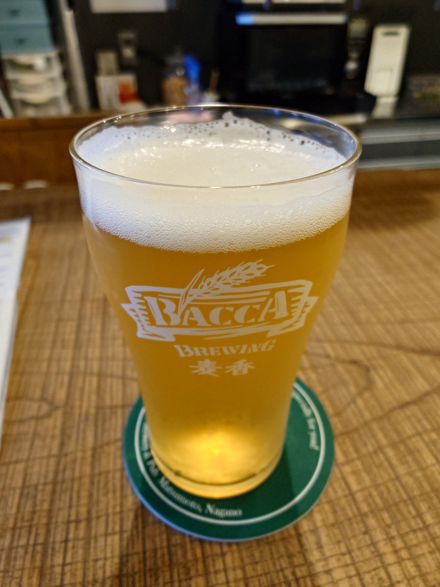 BACCAに移動して桃のIPA