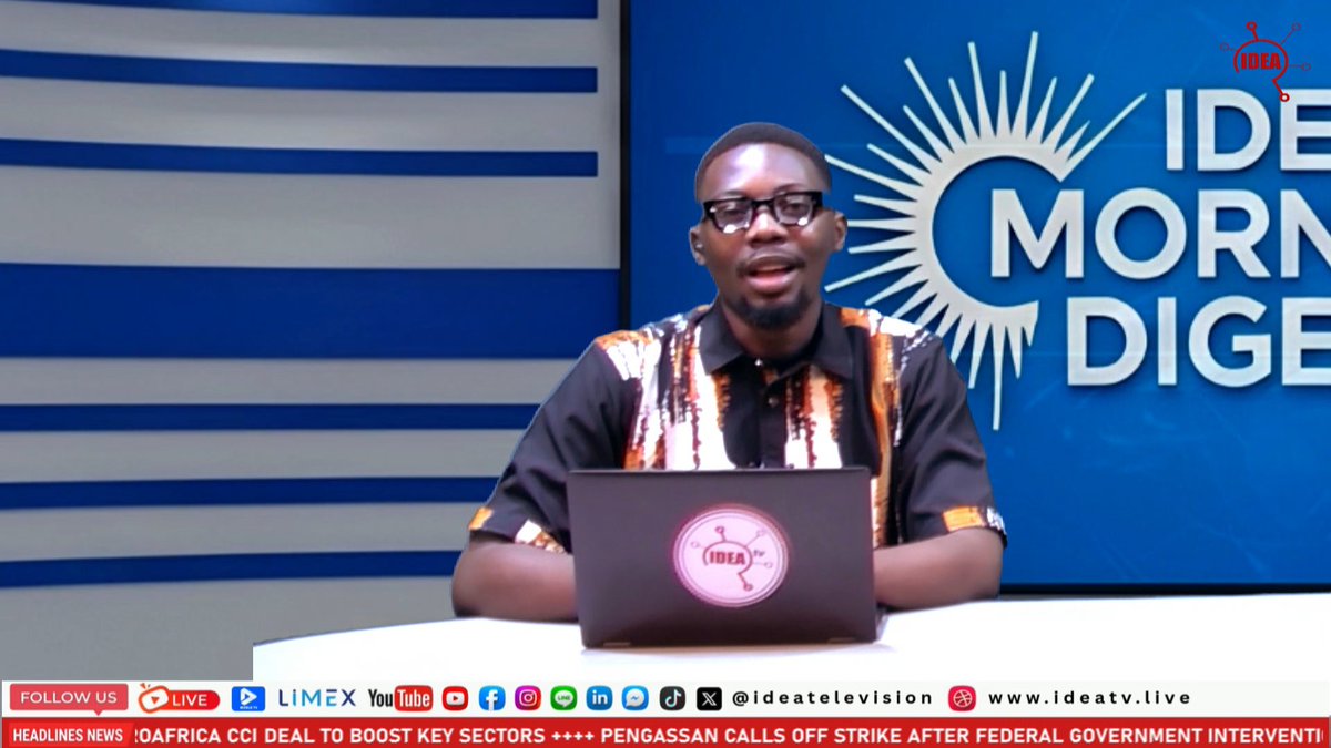 ideatelevision's tweet image. IMD ON IDEA TV.
Every weekday morning, we explore the latest in Policy, Science, Technology, Engineering, Mathematics, and Entrepreneurship.

Join our Live broaden your horizons 
youtube.com/live/goV5kFX0g…

#TrendingNow #Trending #ideamorningdigest