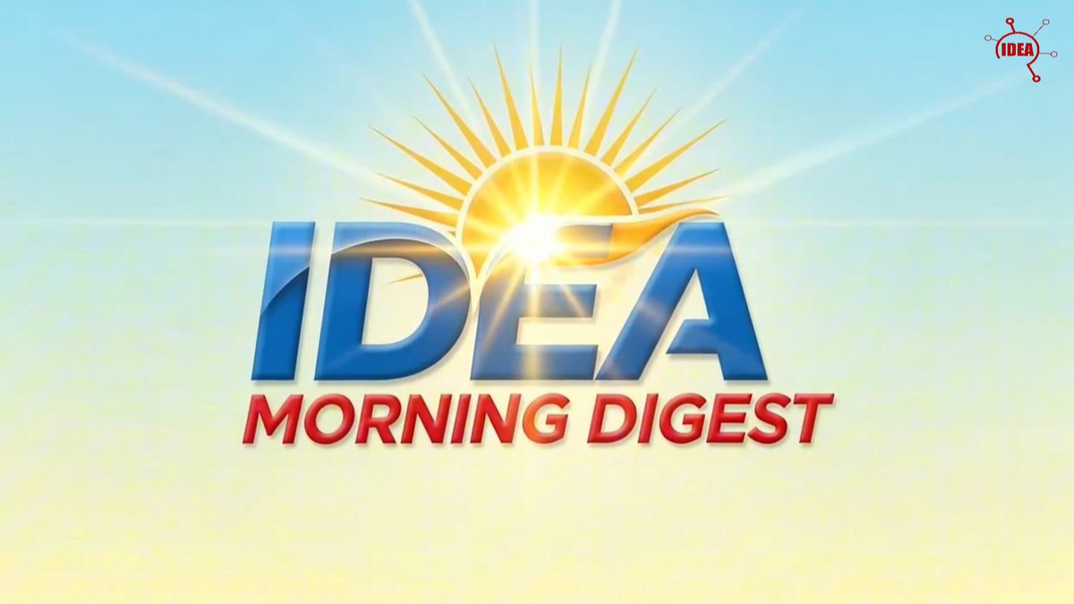 ideatelevision's tweet image. IMD ON IDEA TV.
Every weekday morning, we explore the latest in Policy, Science, Technology, Engineering, Mathematics, and Entrepreneurship.

Join our Live broaden your horizons 
youtube.com/live/goV5kFX0g…

#TrendingNow #Trending #ideamorningdigest